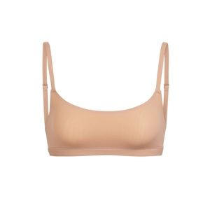 SKIMS Fits Everybody Scoop Neck Bralette, SM, Ochre